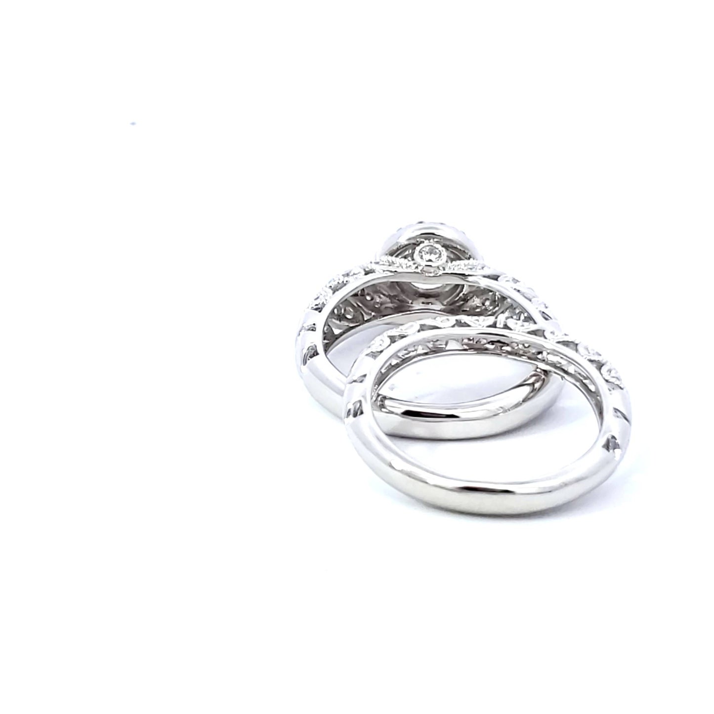 S/Silver (W/Stones Wedding Bands - Women'