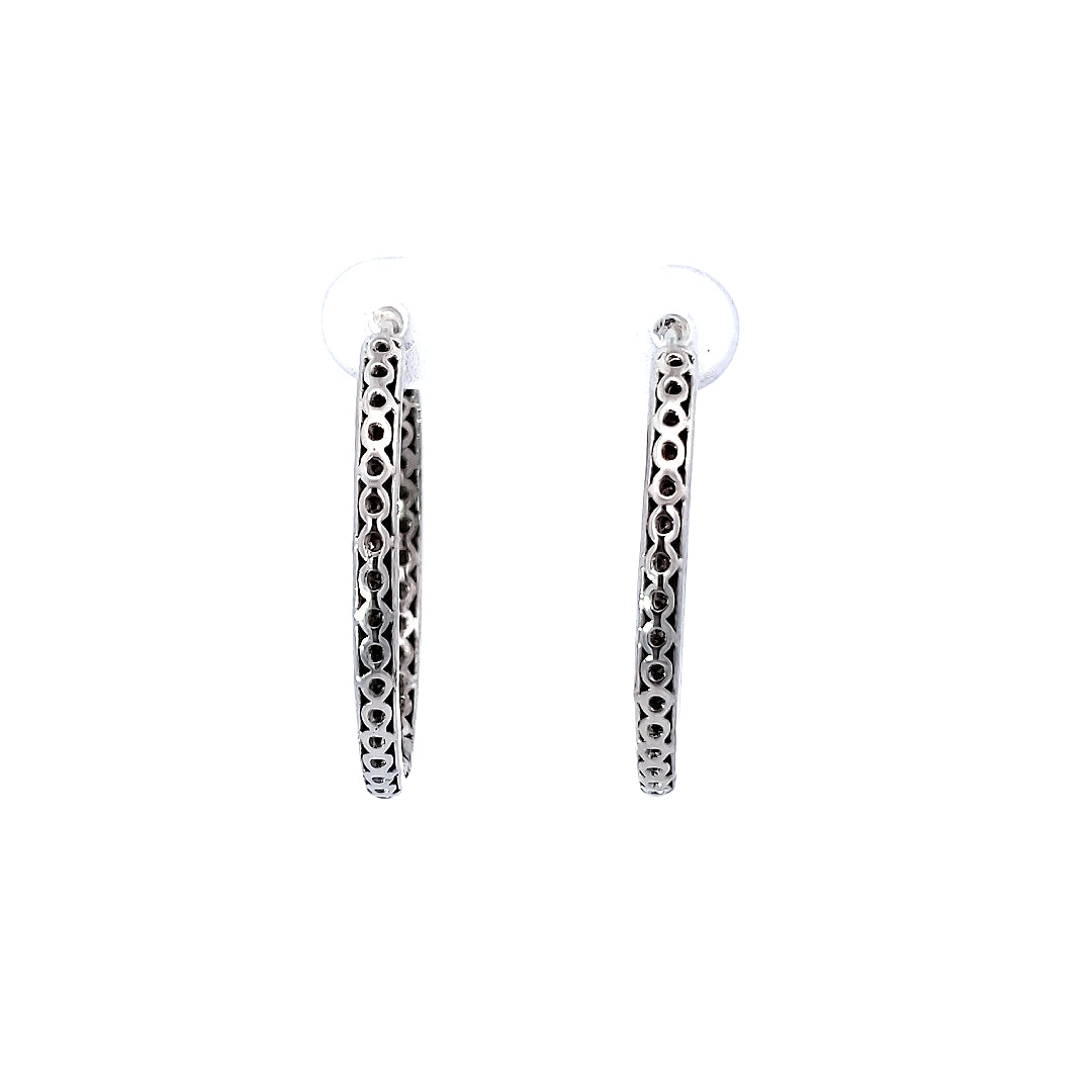 S/Silver (W/ Stones) Earring