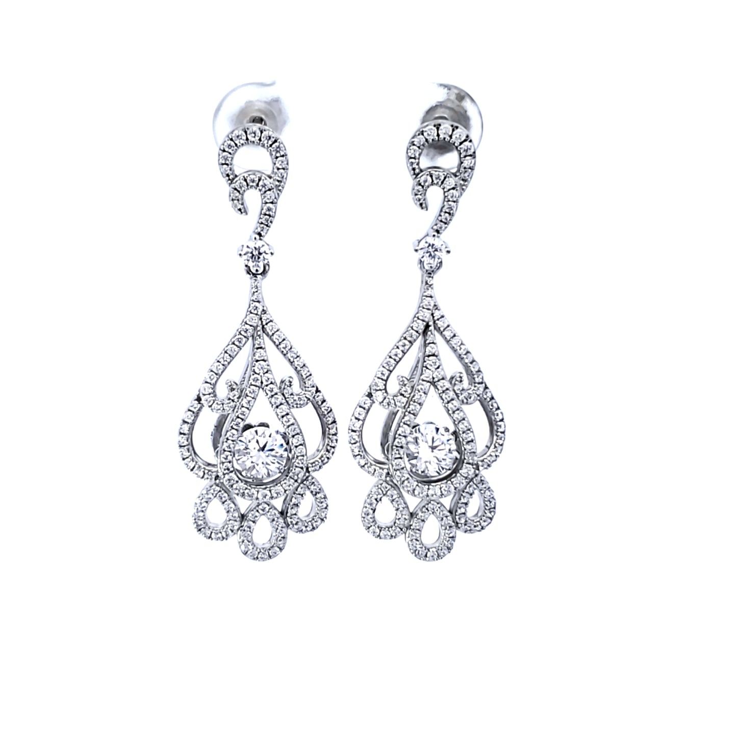 S/Silver (W/ Stones) Earring