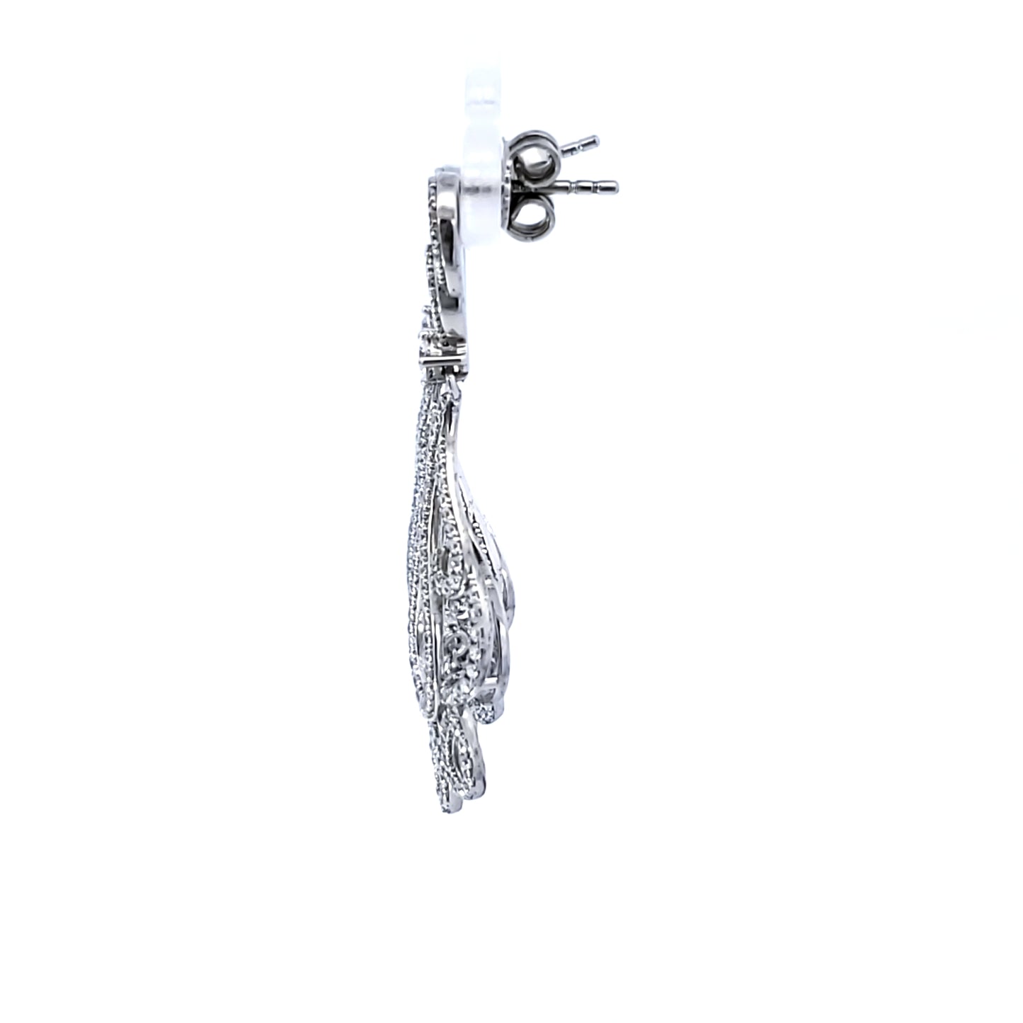 S/Silver (W/ Stones) Earring