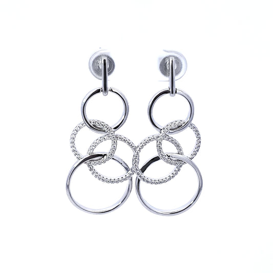 S/Silver (W/ Stones) Earring