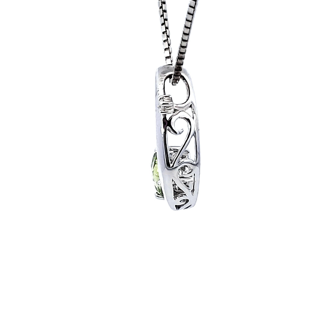 S/Silver (W/ Stones) Pendant