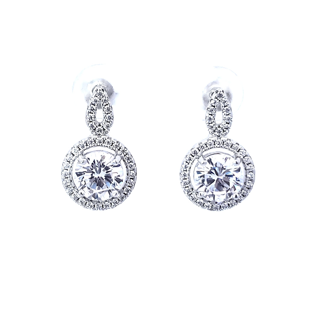 S/Silver (W/ Stones) Earring