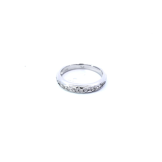 S/Silver (W/Stones Wedding Bands - Women'