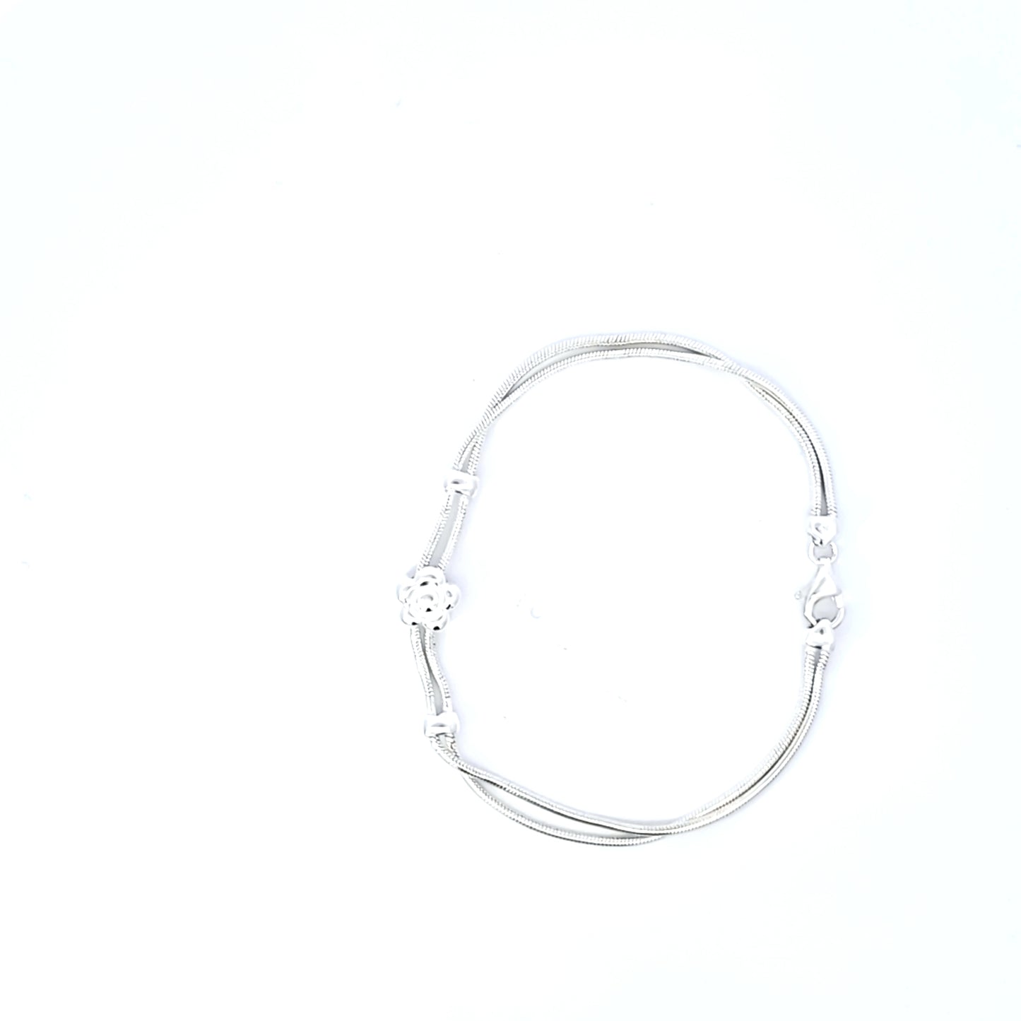 S/Silver (No Stones) Bracelets - Women'