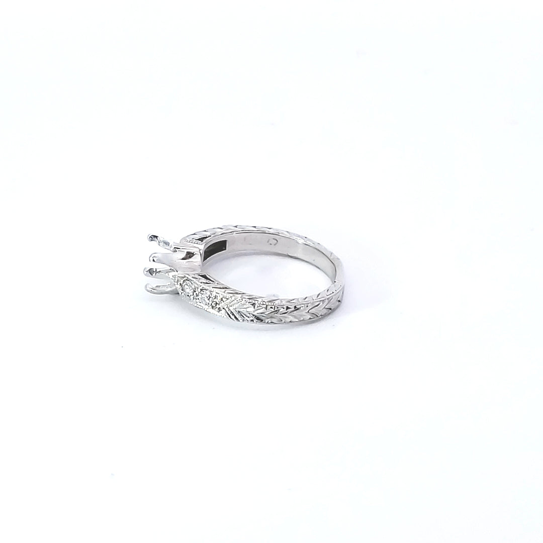 Diamond Semi-Mount Ring