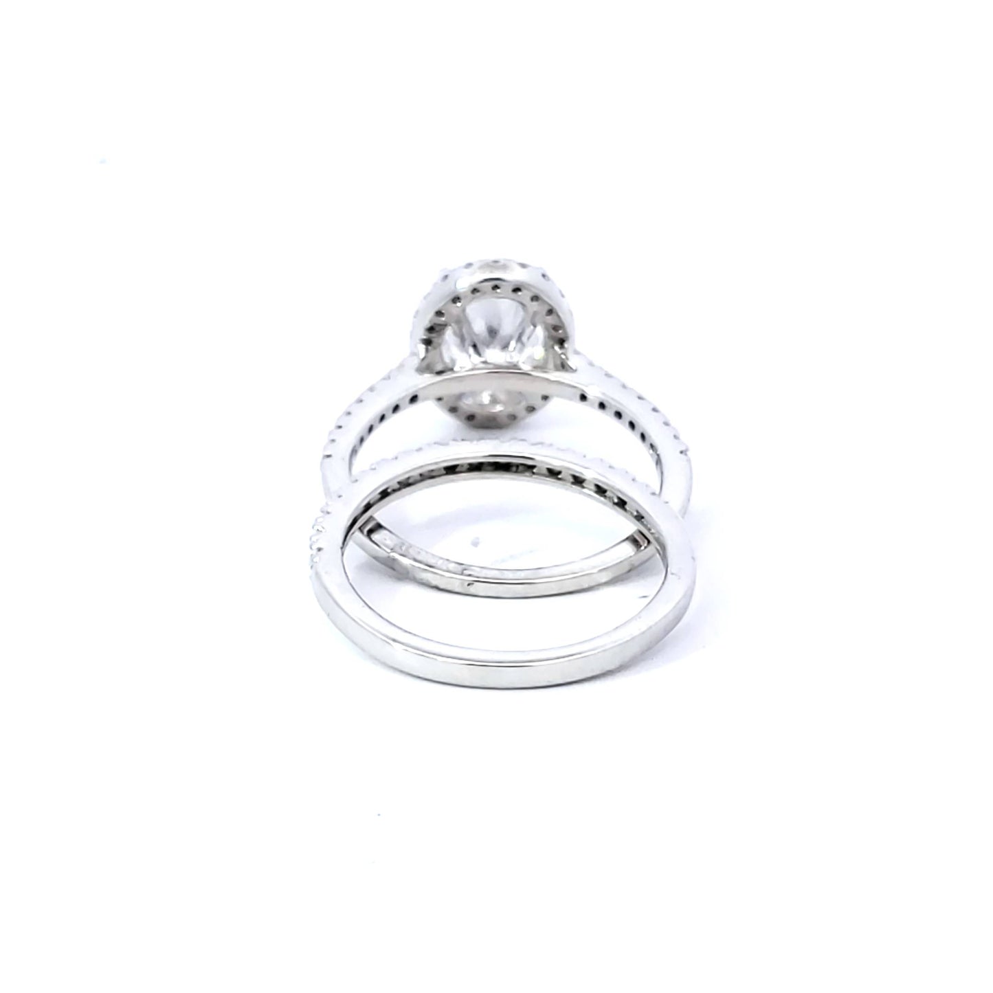 S/Silver (W/Stones Wedding Bands - Women'