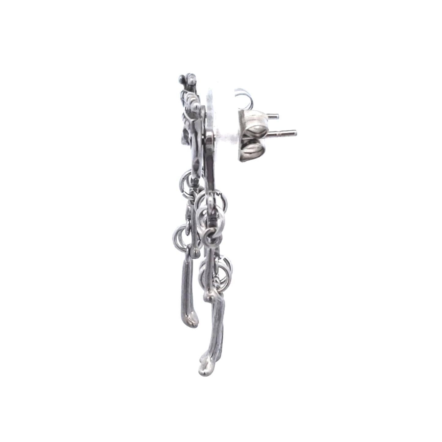 Skeleton Stud Dangle Earrings