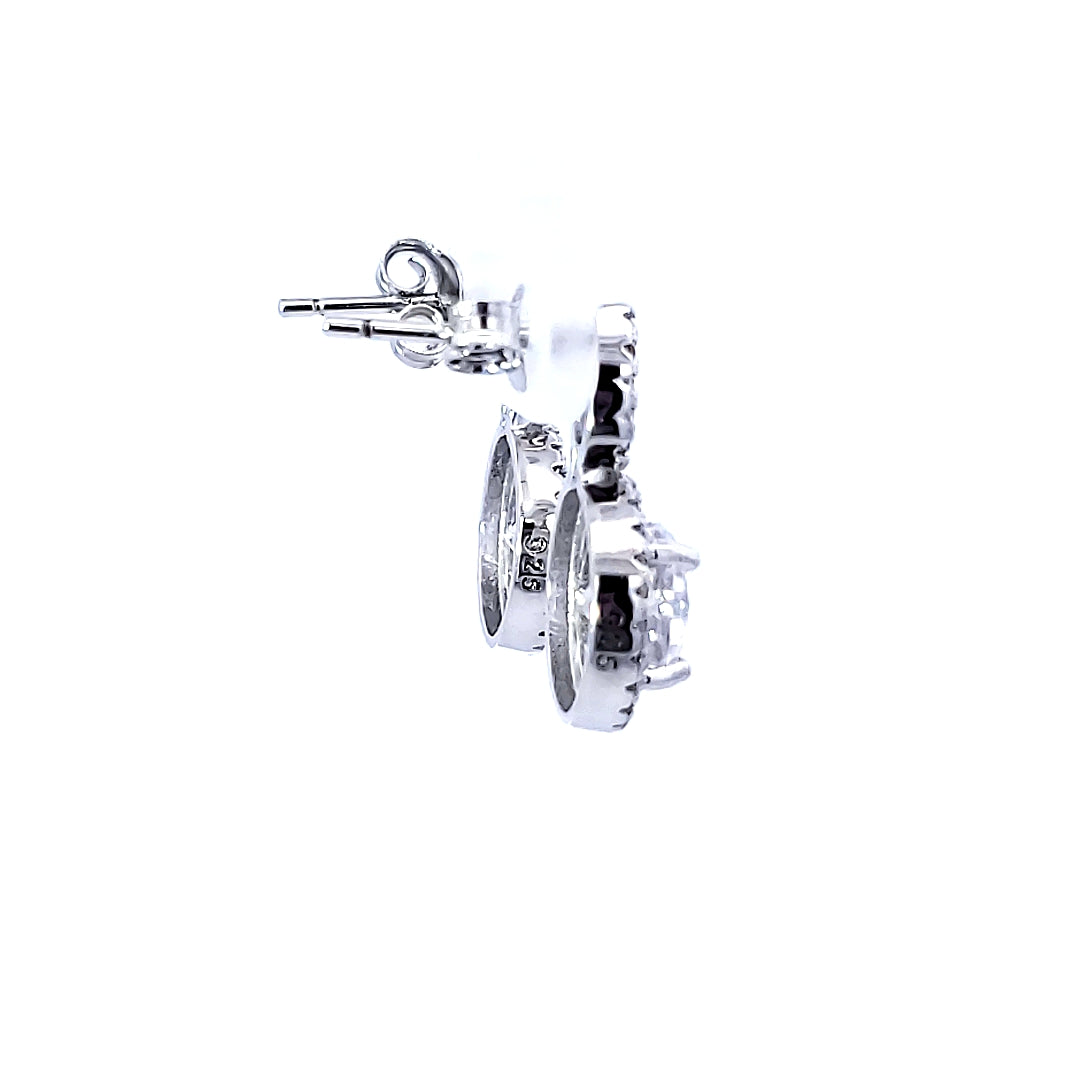 S/Silver (W/ Stones) Earring