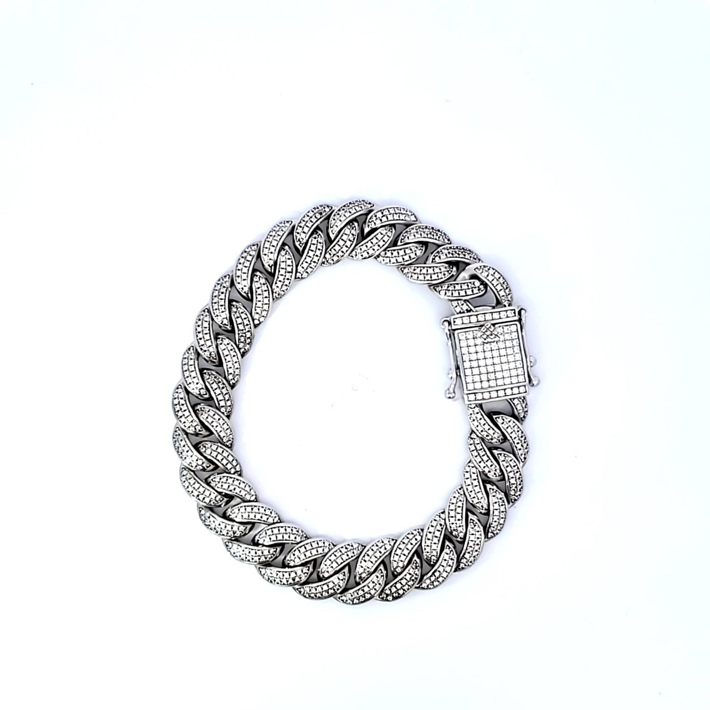 S/Silver (W/ Stones) Bracelets - Men'