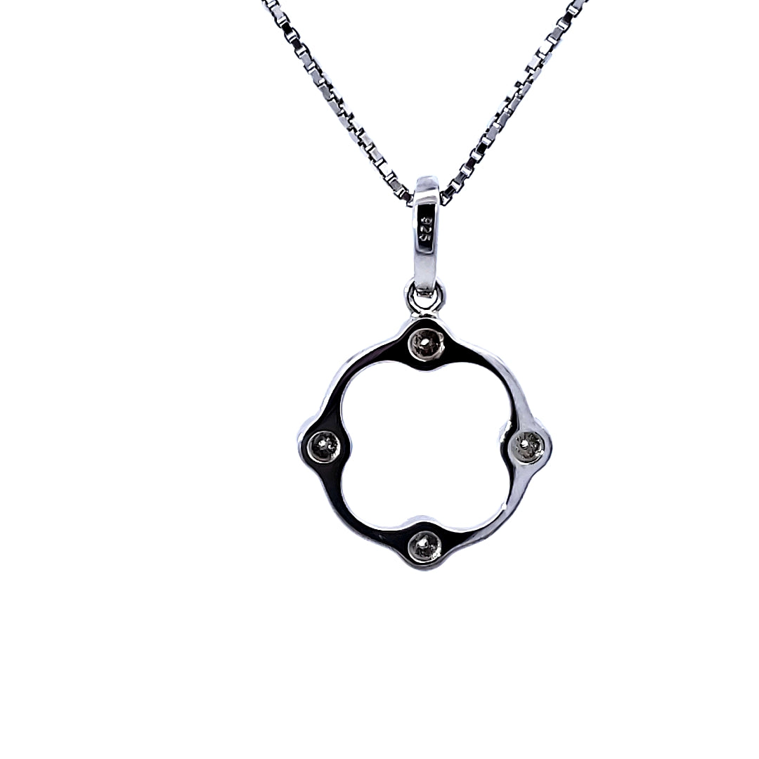 S/Silver (W/ Stones) Pendant