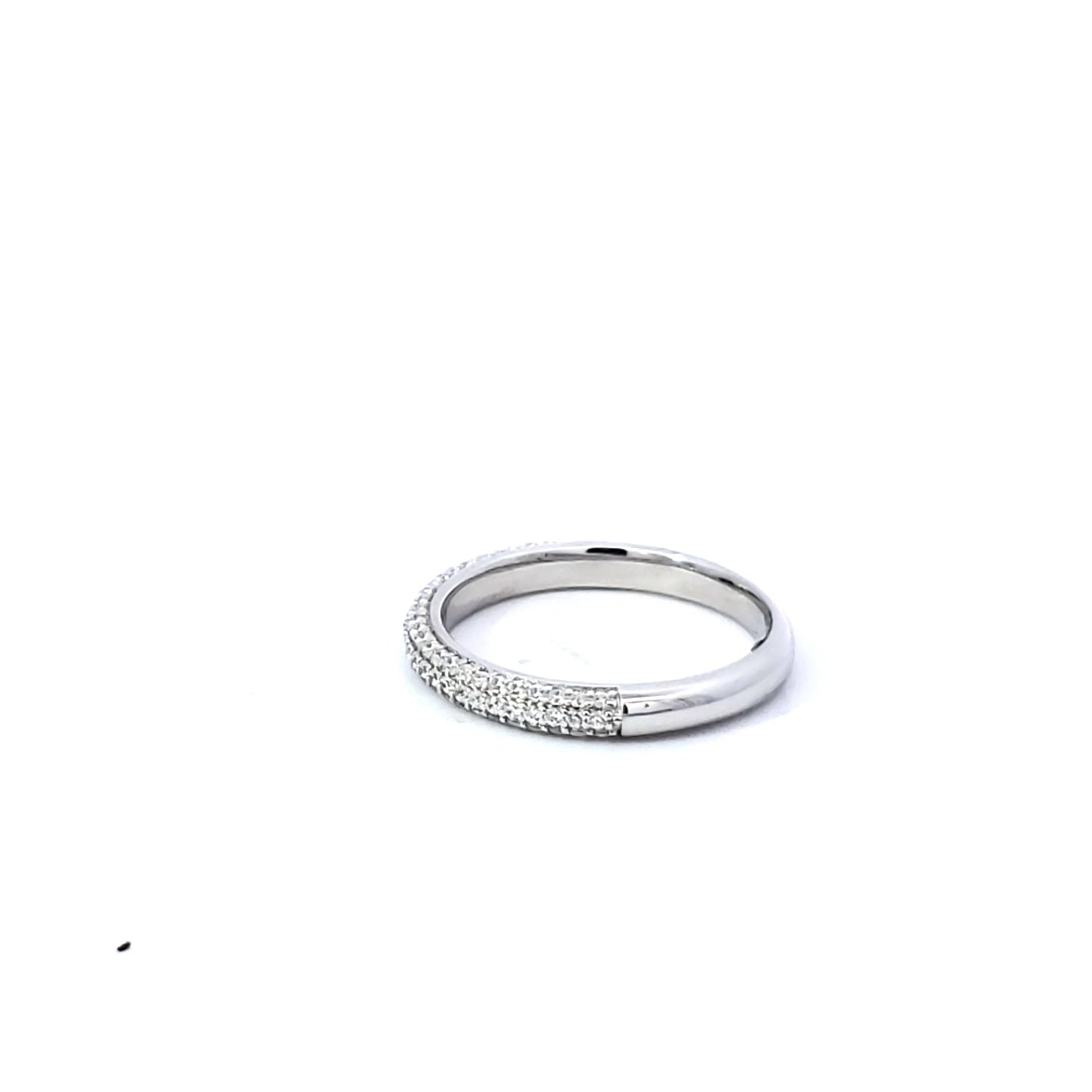 S/Silver (W/Stones Wedding Bands - Women'