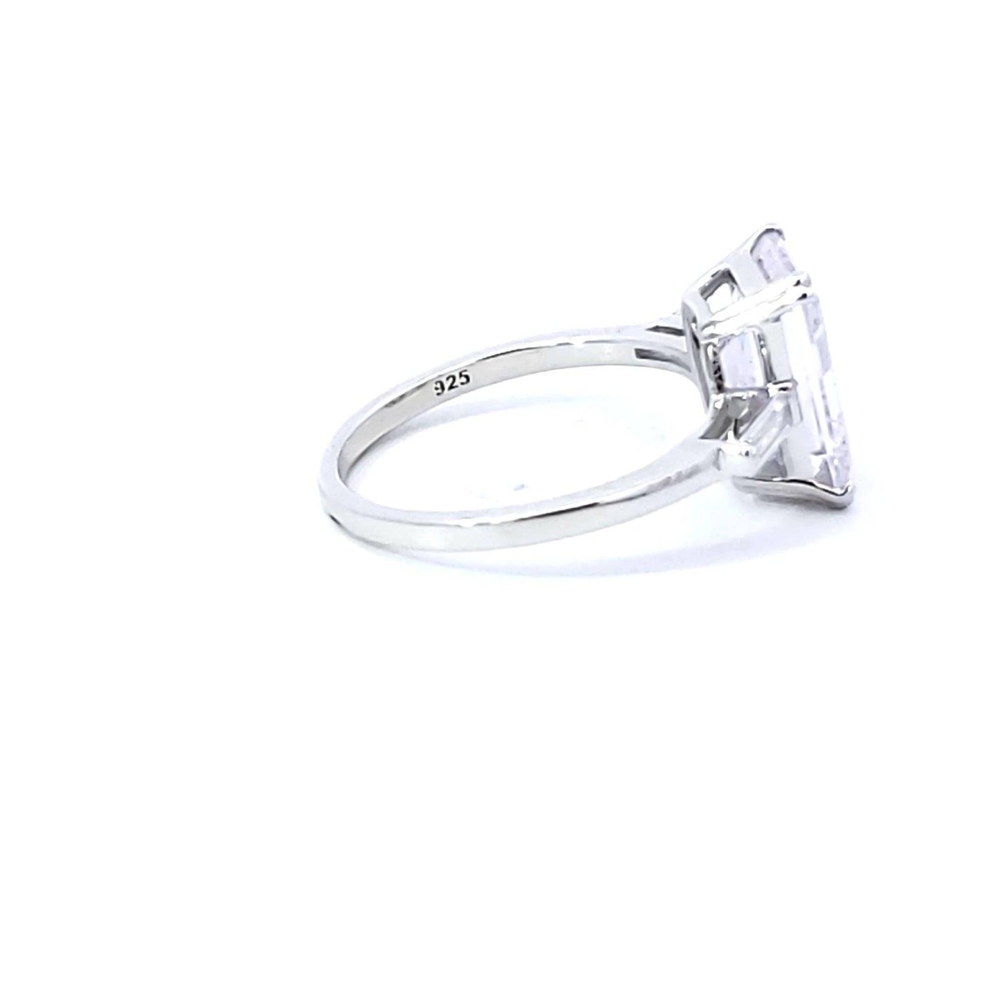 S/Silver (W/Stones Wedding Bands - Women'