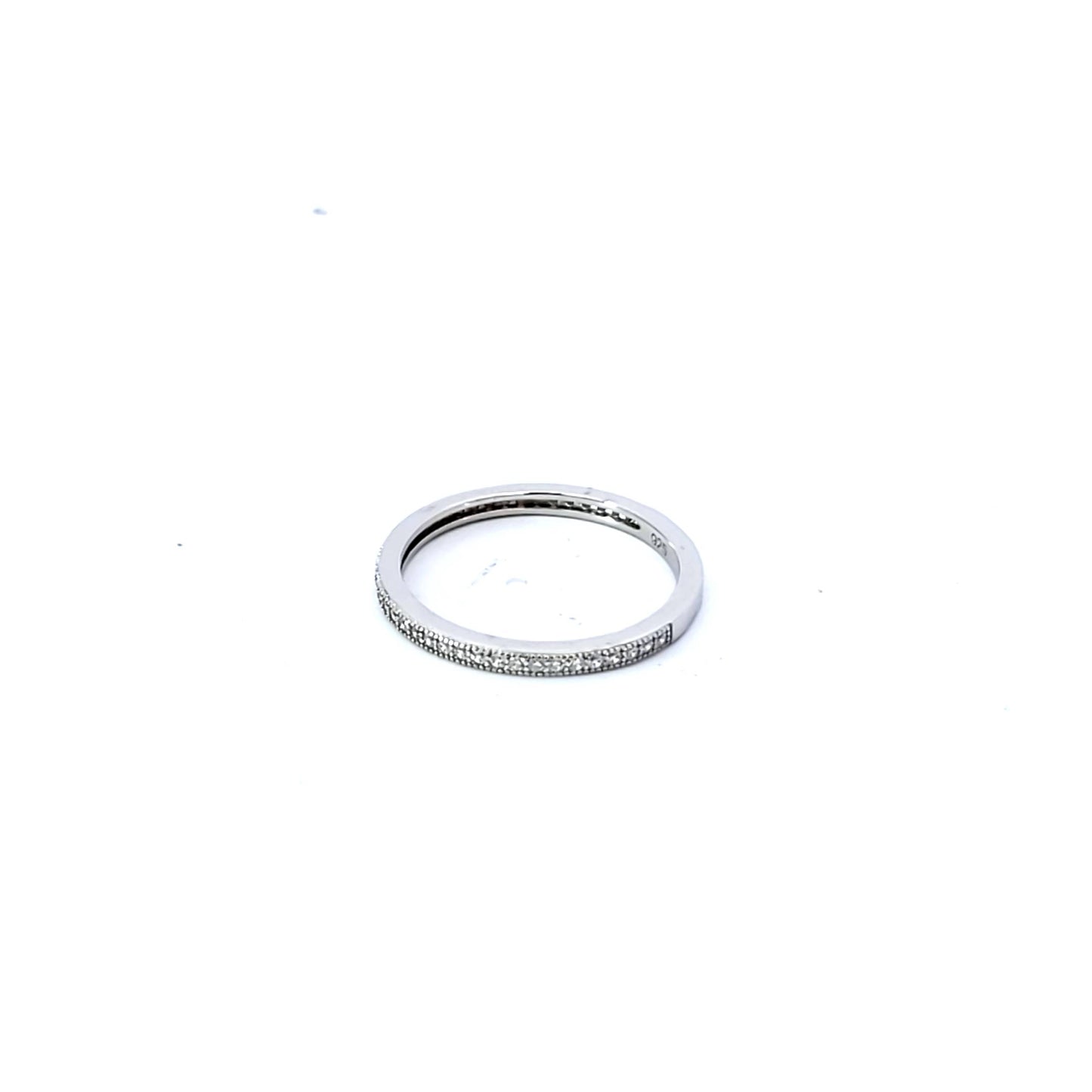 S/Silver (W/Stones Wedding Bands - Women'