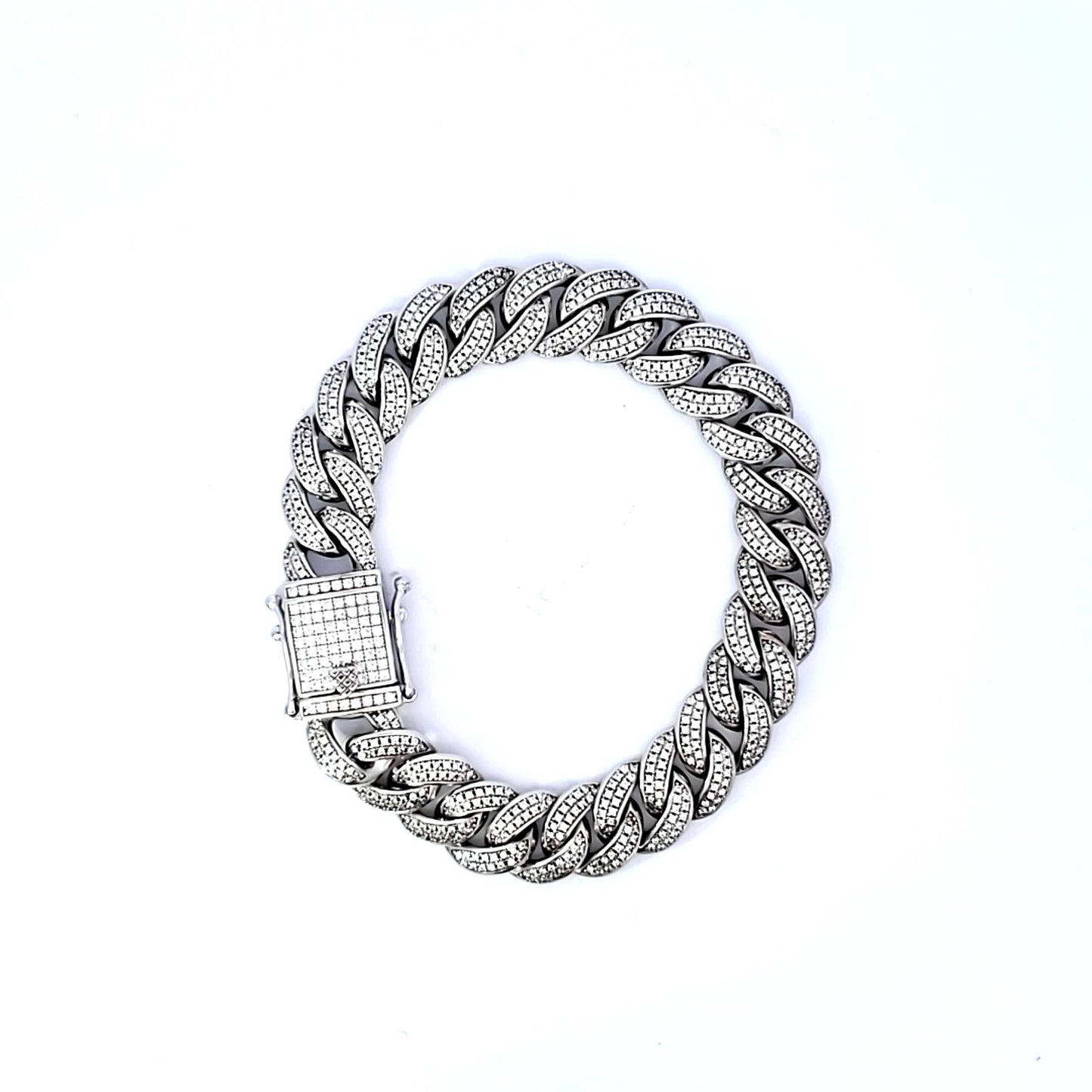 S/Silver (W/ Stones) Bracelets - Men'