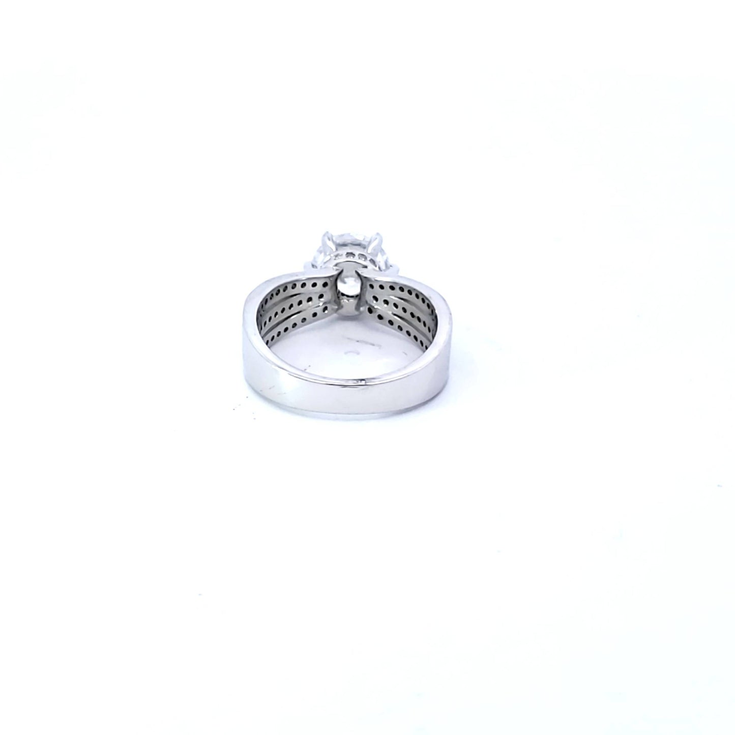 S/Silver (W/Stones Wedding Bands - Women'