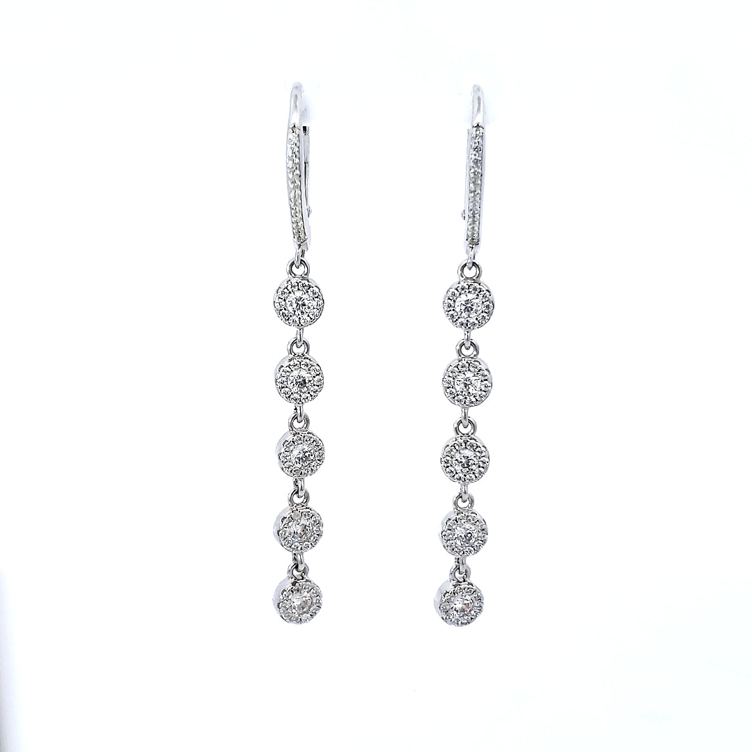 S/Silver (W/ Stones) Earring