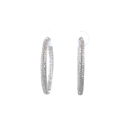 S/Silver (W/ Stones) Earring