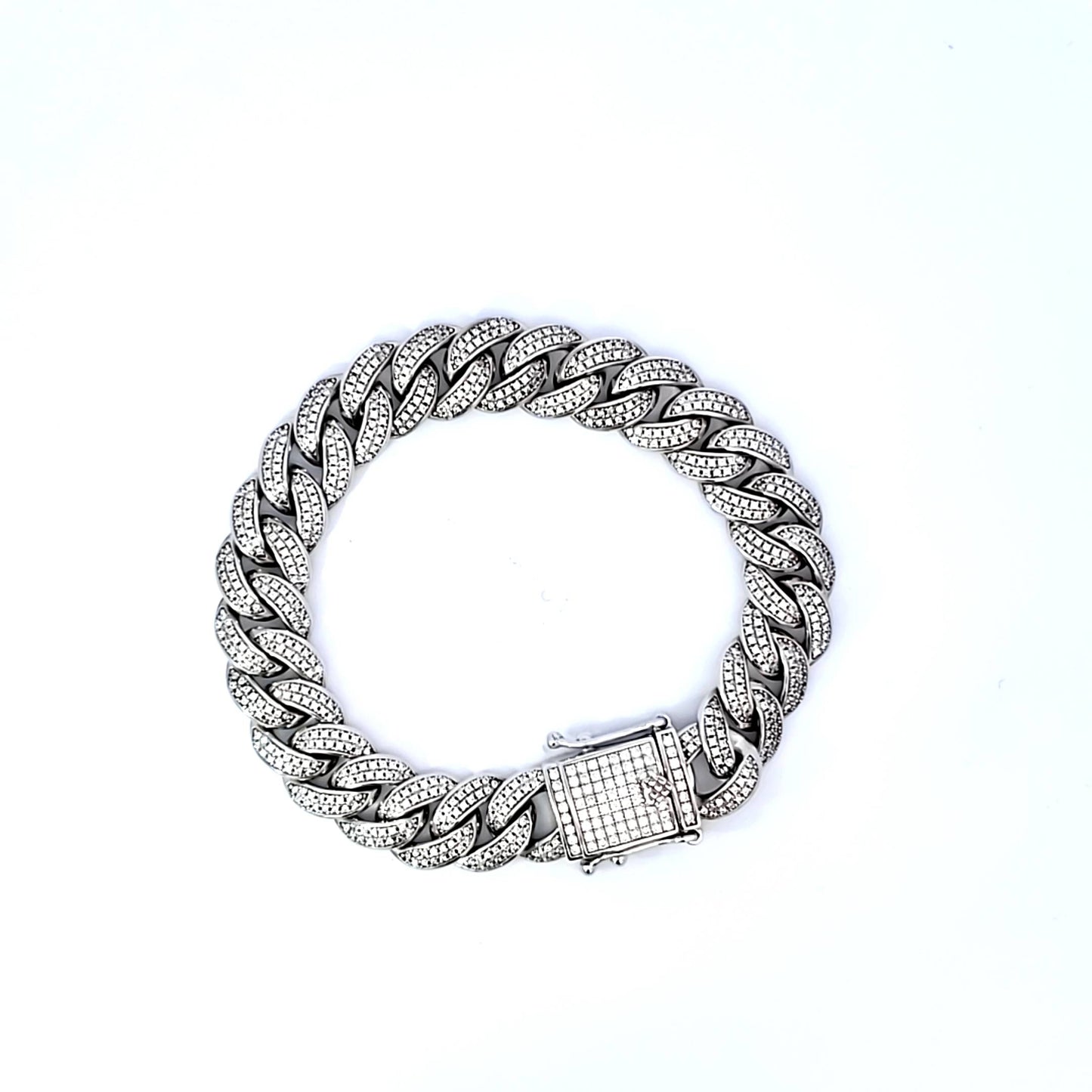 S/Silver (W/ Stones) Bracelets - Men'