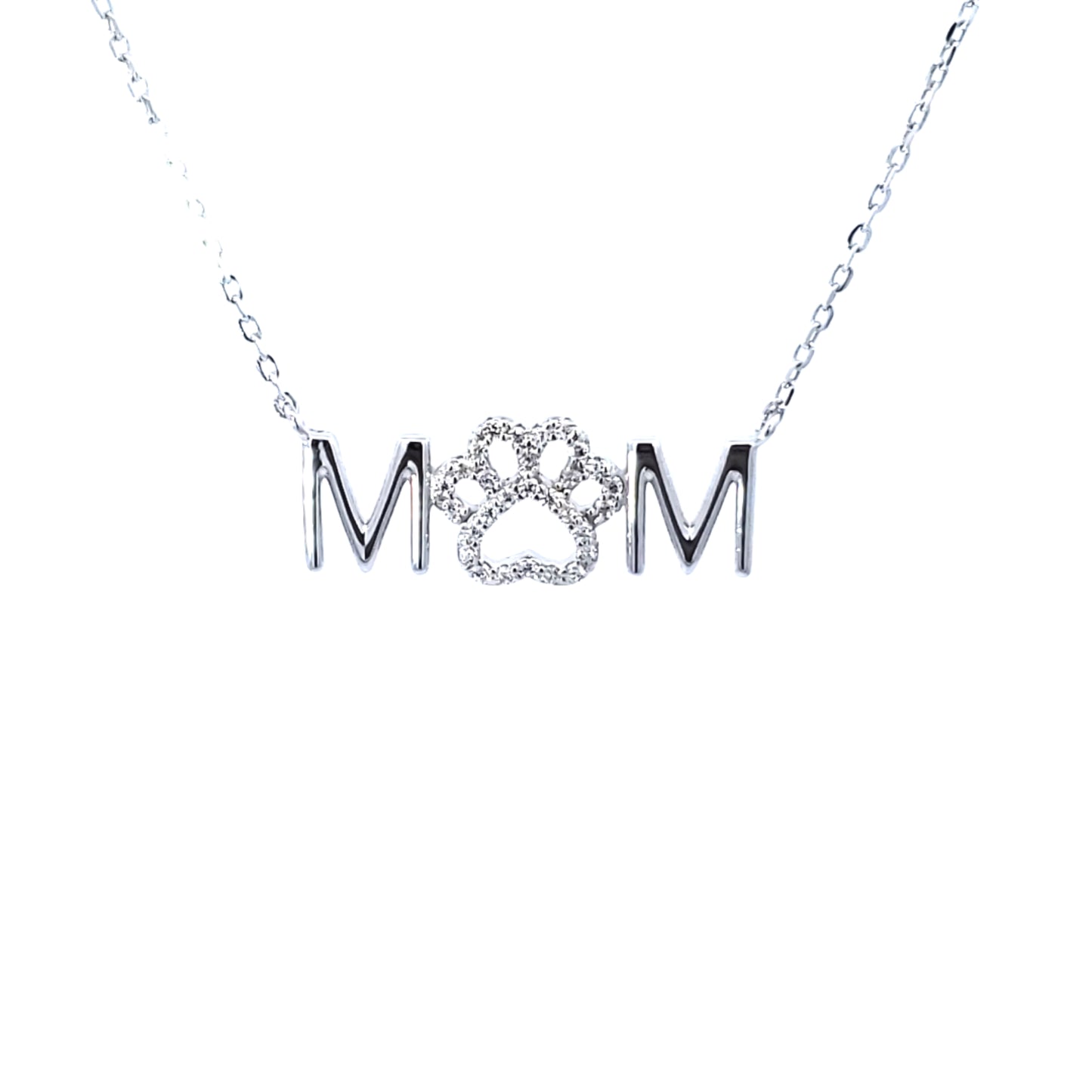 S/Silver (W/ Stones) Necklace