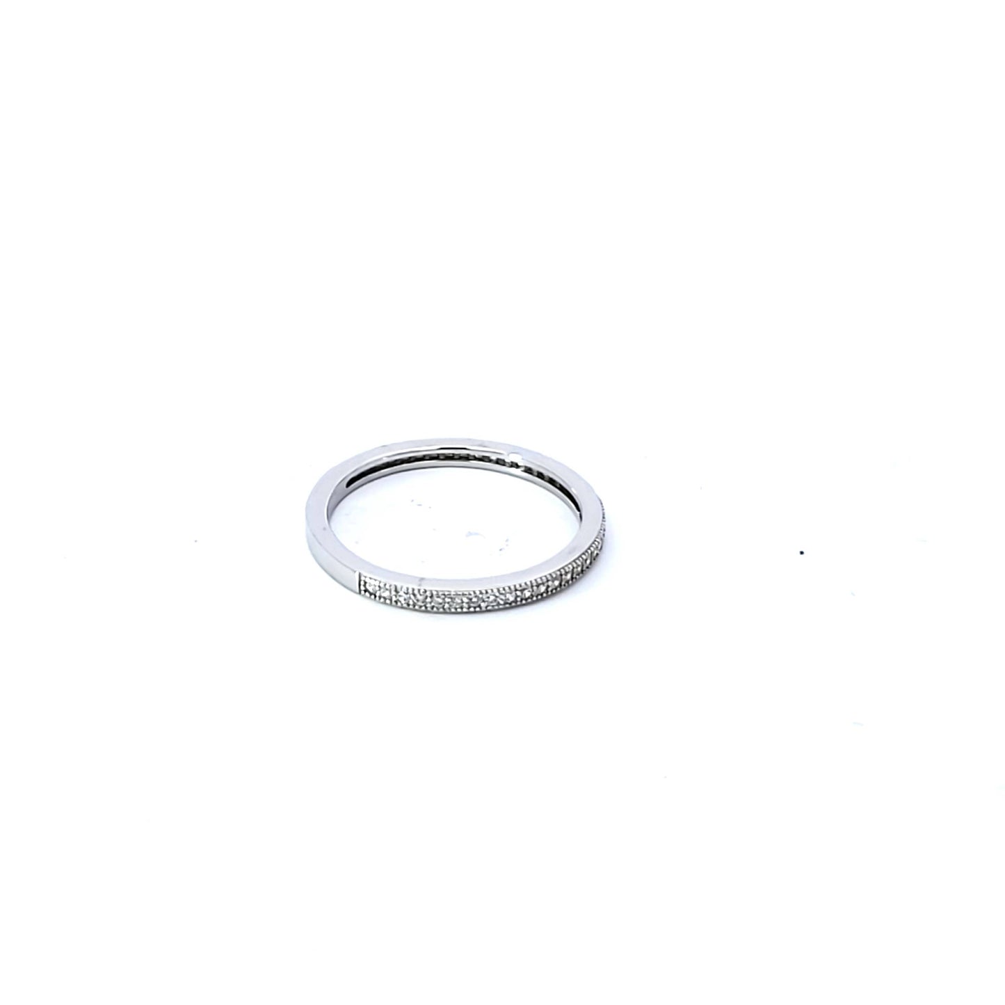 S/Silver (W/Stones Wedding Bands - Women'