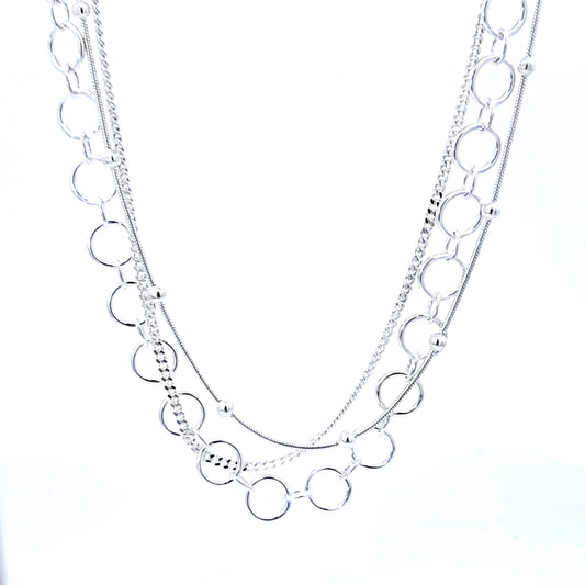 S/Silver (No Stones) Chains - Women'