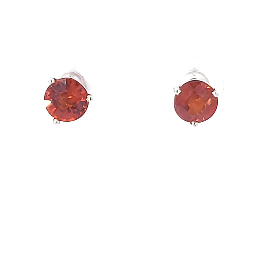 Garnet Stud Earrings