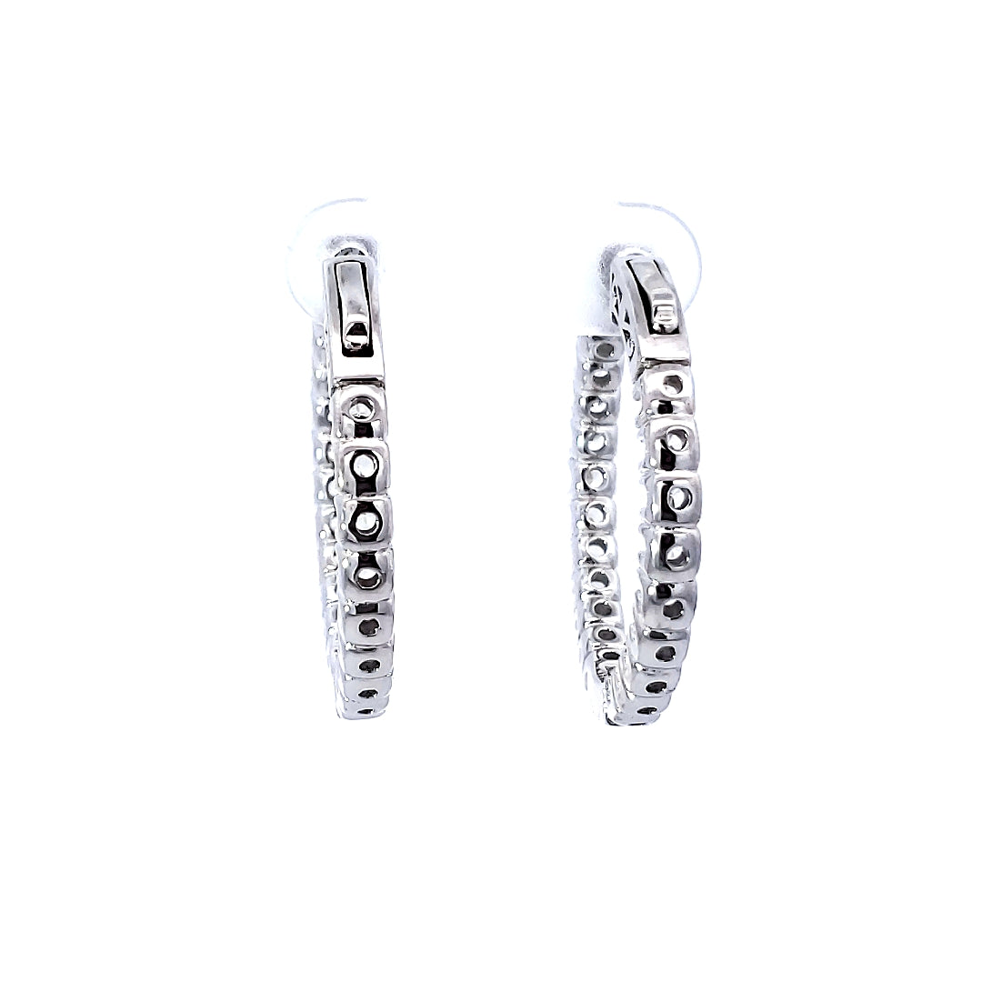 S/Silver (W/ Stones) Earring