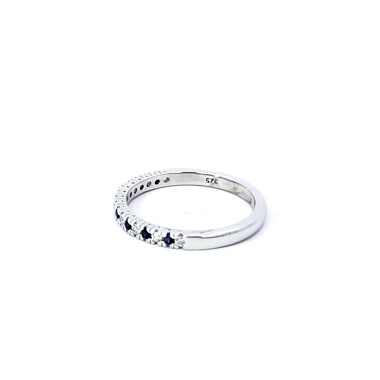 S/Silver (W/Stones Wedding Bands - Women'