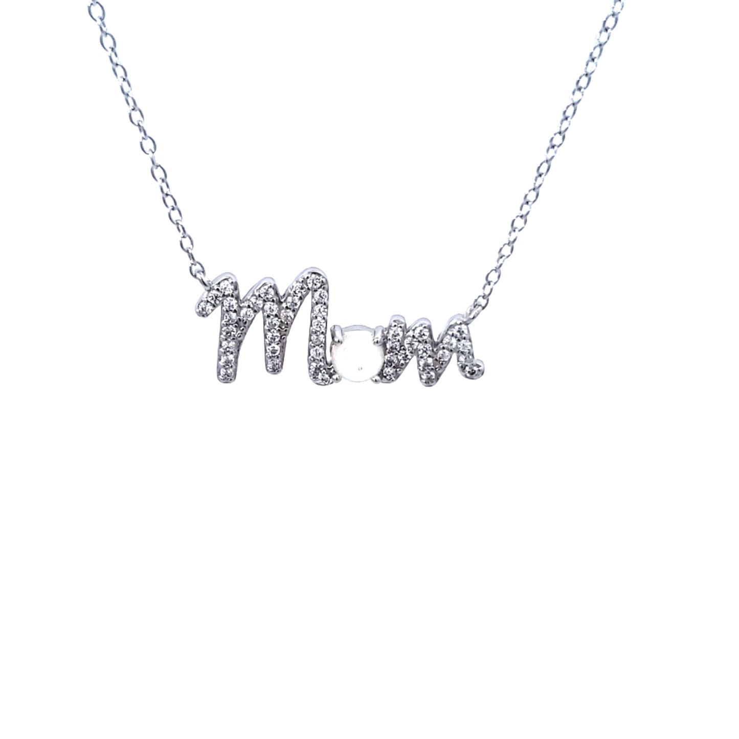 S/Silver (W/ Stones) Necklace