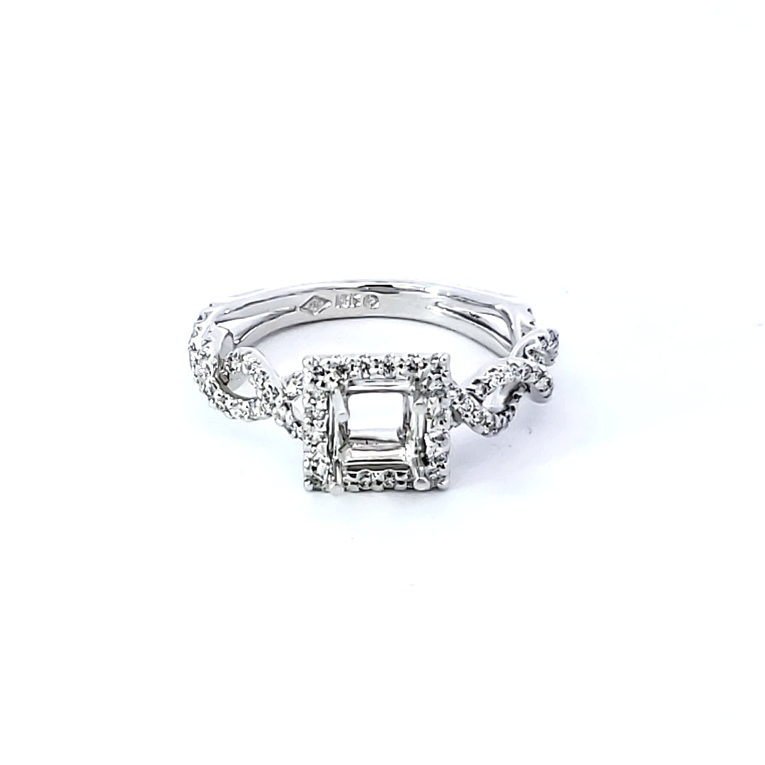 Diamond Engagement Semi-Mount Ring