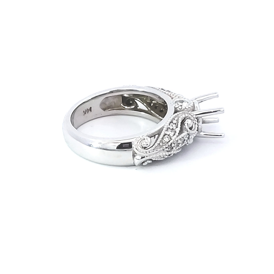 Diamond Semi-Mount Ring