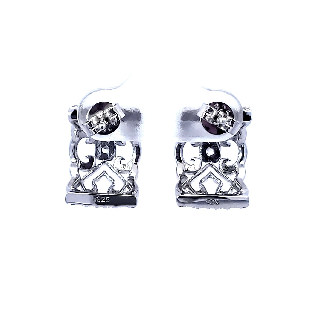 S/Silver (W/ Stones) Earring