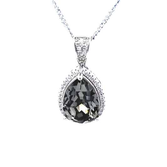 S/Silver (W/ Stones) Necklace