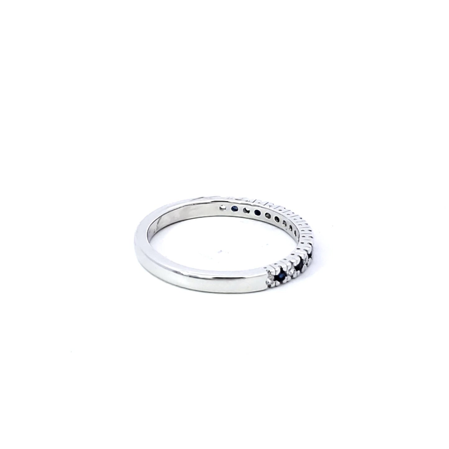 S/Silver (W/Stones Wedding Bands - Women'