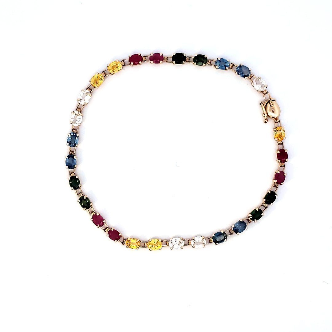 Colorded Stone Bracelet