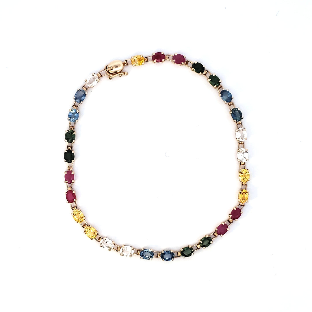 Colorded Stone Bracelet