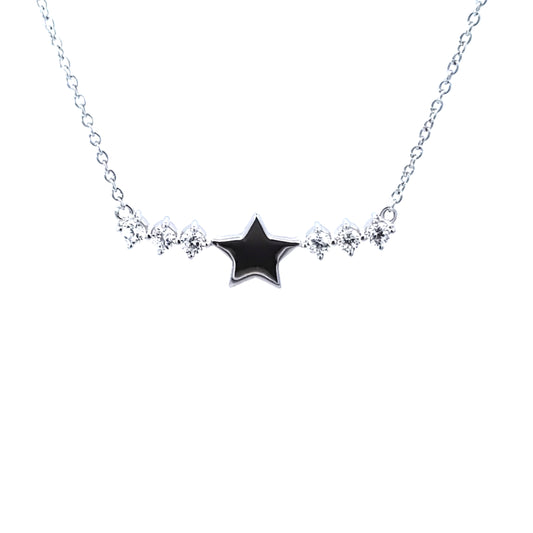 S/Silver (W/ Stones) Necklace