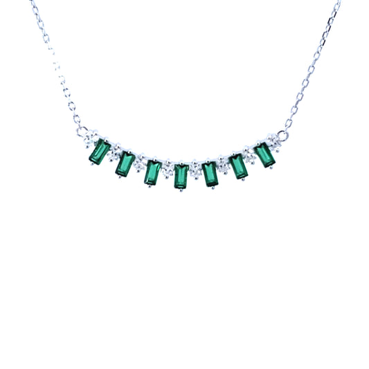 S/Silver (W/ Stones) Necklace
