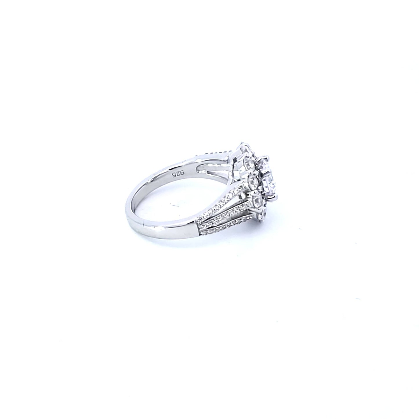 S/Silver (W/Stones Wedding Bands - Women'