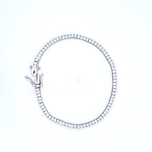 S/Silver (W/ Stones) Bracelets - Women'