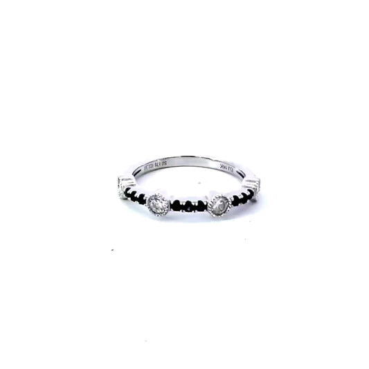 Sapphire and Diamond Band