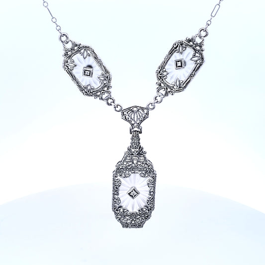 S/Silver (W/ Stones) Necklace