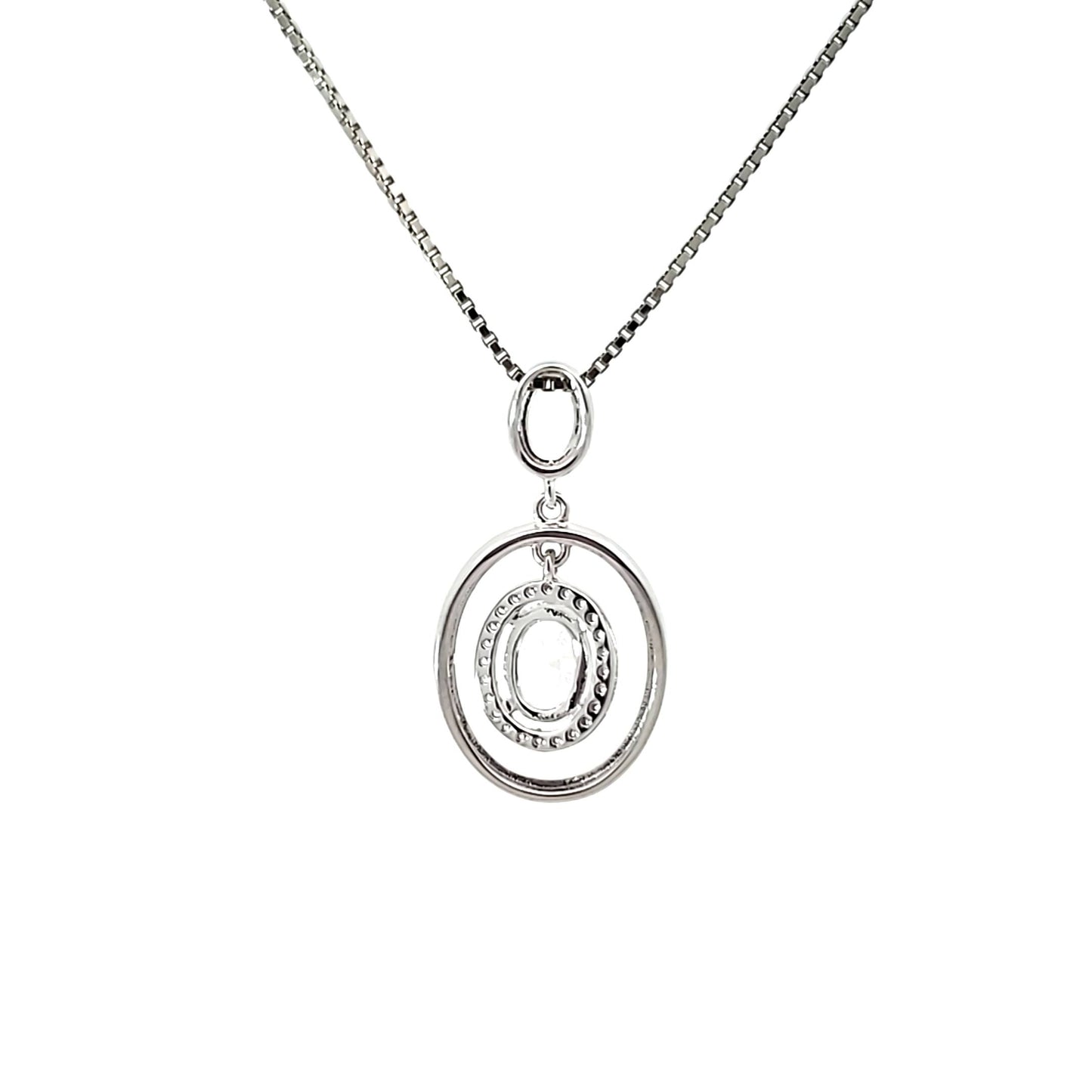 S/Silver (W/ Stones) Pendant