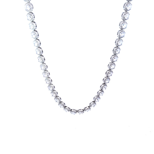 S/Silver (W/ Stones) Necklace