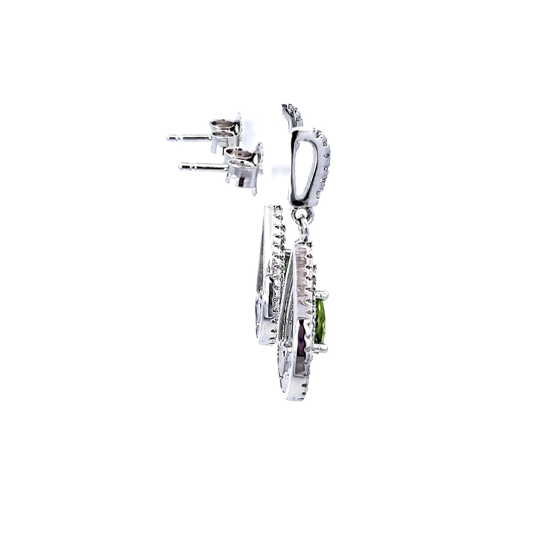 S/Silver (W/ Stones) Earring