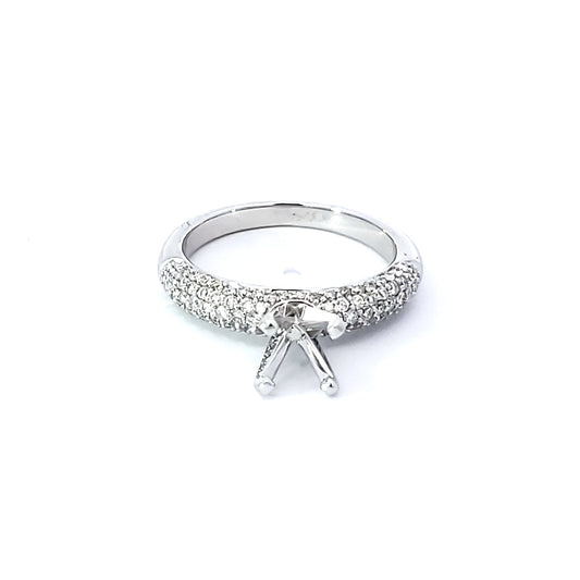Diamond Engagement Semi-Mount Ring
